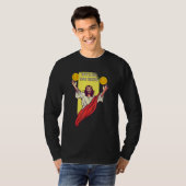 T-shirt Bitcoin Crypto a augmenté Jésus Cryptomonnaie (Devant entier)