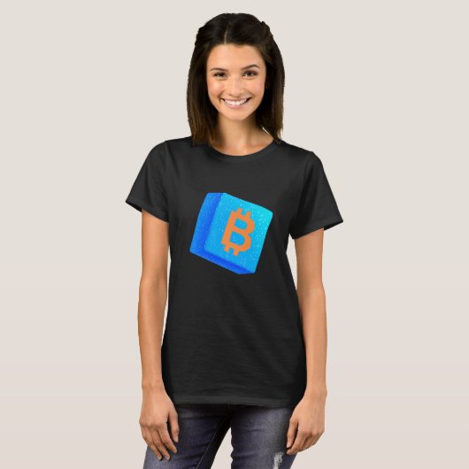 T-shirt Bitcoin Cryptomonnaie Crypto Exchange Blockchain (Devant entier)