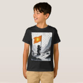 T-shirt Bitcoin Dark Forces Cachées De Sticker De Crypto (Devant entier)