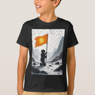 T-shirt Bitcoin Dark Forces Cachées De Sticker De Crypto