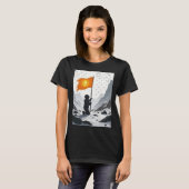 T-shirt Bitcoin Dark Forces Cachées De Sticker De Crypto (Devant entier)