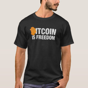T-shirt Bitcoin Est La Liberté Btc Crypto Bitcoin Trader J