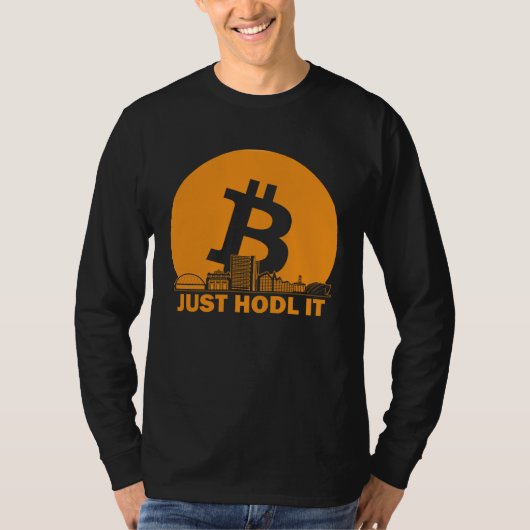 T-shirt Bitcoin Glasgow Skyline  Glasgow Bitcoin Maximalis (Devant)