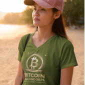 T-shirt BITCOIN HALVING 2024 Crypto Devise numérique