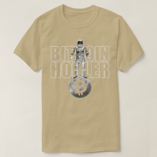 T-shirt Bitcoin Hodler Comme Astronaut Crypto En Univers C (Design devant)