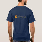 T-shirt Bitcoin logo double face (Dos)