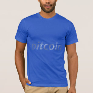 T-shirt Bitcoin logo wordart graphiques