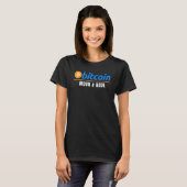 T-shirt Bitcoin Lune & Hodl Hodl Crypto Blockchain Funny B (Devant entier)