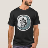 T-shirt Bitcoin Lune Minière Cryptomonnaie BTC Crypto Mine (Devant)