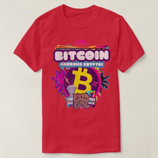 T-shirt Bitcoin Millionnaires Awesome CryptoCurrency HODL (Design devant)