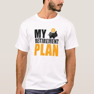 T-shirt Bitcoin Mon plan de retraite