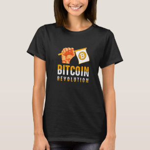 T-shirt Bitcoin Révolution Blockchain Crypto Hodl Btc