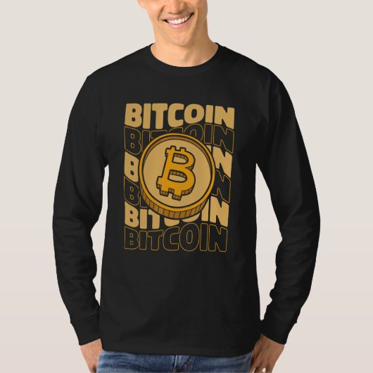 T-shirt Bitcoin Texte Blockchains Crypto Monnaie Cryptogra (Devant)