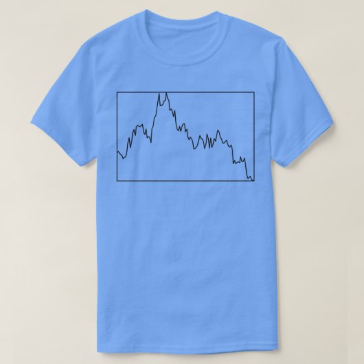 T-shirt bitcoin ticker 2022 (Design devant)