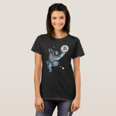 T-shirt Bitcoin to the moon Astronaut (Devant entier)