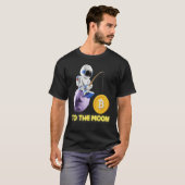 T-shirt Bitcoin To The Moon Astronaut Cryptocurrency Excha (Devant entier)