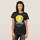 T-shirt Bitcoin To The Moon Crypto Currency Hodl (Devant entier)