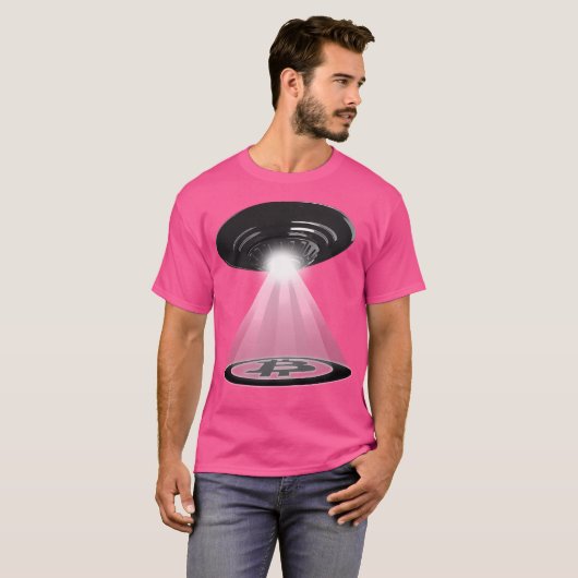 T-shirt Bitcoin Ufo (Devant entier)
