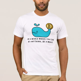 T-shirt Bitcoin Whale Crypto Investisseur & BTC Trading De