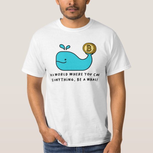 T-shirt Bitcoin Whale Crypto Investisseur & BTC Trading De (Devant)