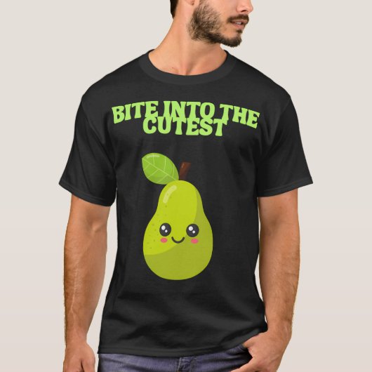 T-shirt Bite Into The Cutest-Kawaii Pear-Classic Version (Devant)