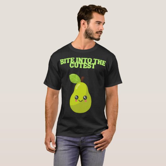 T-shirt Bite Into The Cutest-Kawaii Pear-Classic Version (Devant entier)
