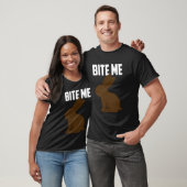 T-shirt Bite Me Chocolat Bunny Pâques (Unisexe)