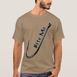 T-shirt Bite Me Fish Hook