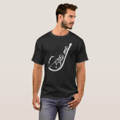 T-shirt Bite Me Fish Hook Drôle Pêche (Devant entier)