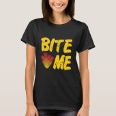 T-shirt BITE ME Retro Carnivorous Plants Present (Devant)