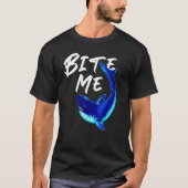 T-shirt Bite Me Shark (Devant)