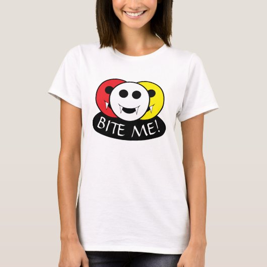 T-shirt Bite-Moi ! Vampire (Devant)