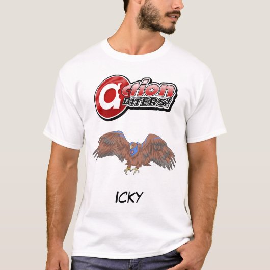 T-shirt Biters d'action ! Tee - Icky the Bird (Devant)