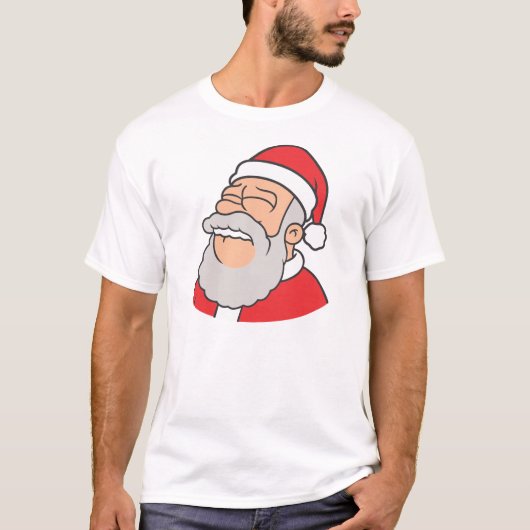 T-shirt Biting Lip Santa (Devant)