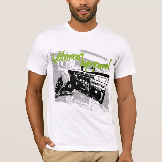 T-shirt Bitmap Boombox (Devant)