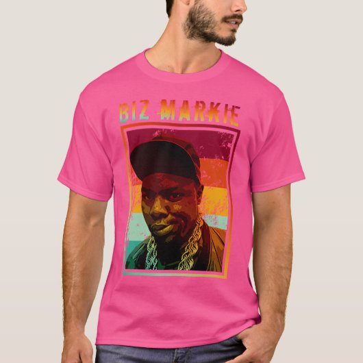 T-shirt Biz Markie Retro Potrait (Devant)