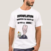 T-shirt Bizarre anti-Biden L'inflation (Devant)