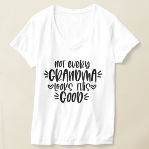 T-shirt Bizarre belle apparence Grand-mère mot art