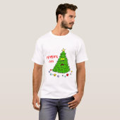 T-shirt Bizarre de Noël (Devant entier)