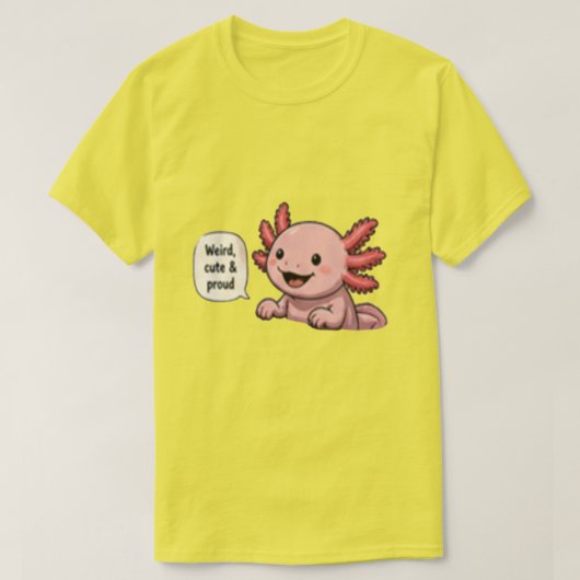 T-shirt Bizarre Mignon et Fier | Drôle  (Design devant)