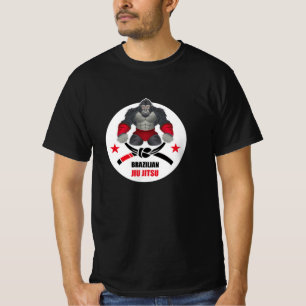 T-shirt BJJ Black Belt Gorilla Jiu Jitsu