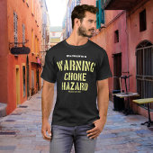 T-shirt BJJ Brazil Jiu Jitsu Ajouter un nom Choke Hazard f