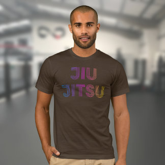T-shirt BJJ Funky Brésilien Jiu Jitsu Brown