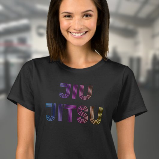 T-shirt BJJ Funky Brésilien Jiu Jitsu Noir