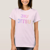 T-shirt BJJ Funky Brésilienne Jiu Jitsu Femmes Roses (Devant)