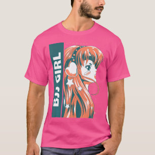 T-shirt Bjj Girl Anime Jiu-Jitsu Girl Mixed martial art Mu