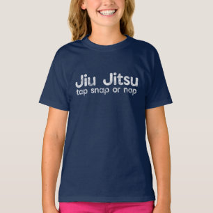 T-shirt BJJ Jiu Jitsu Brésil Martial Arts Tap Snap ou Nap