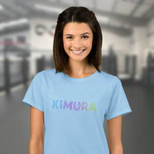 T-shirt BJJ Kimura Brésilienne Jiu Jitsu Blue Femmes