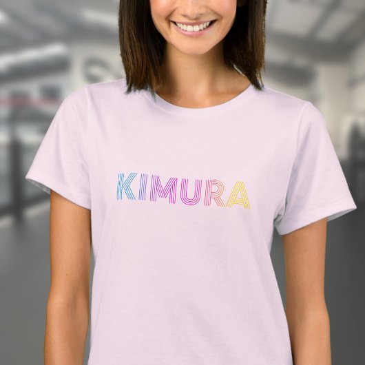 T-shirt BJJ Kimura Brésilienne Jiu Jitsu Femmes Roses