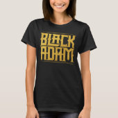 T-shirt Black Adam Stacked Name Graphic (Devant)